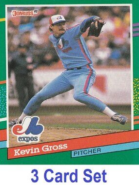 Kevin Gross Baseball Card Collection